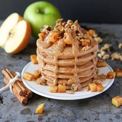 Raw pancake apple cinnamon