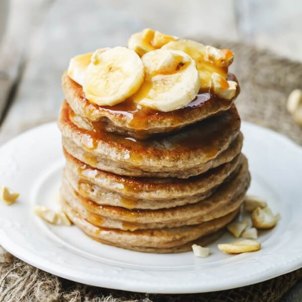 Probeer rauwe pannenkoekbanaan uit