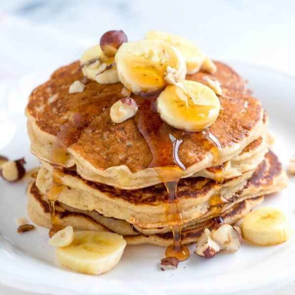 Probeer rauwe pannenkoekbanaan uit